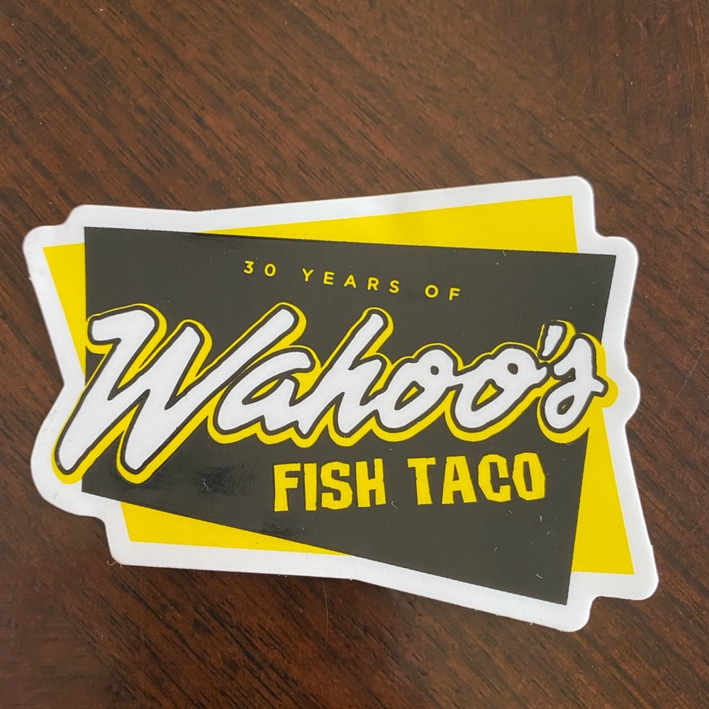 Wahoo’s Sticker - 30 Years